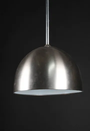 Nickel Hanging Dome Pendant