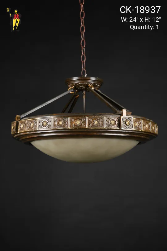 Formal Semi Flush Hanging Bowl