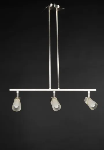 24" Three Light "Track" Style Linear Hanging Fixture