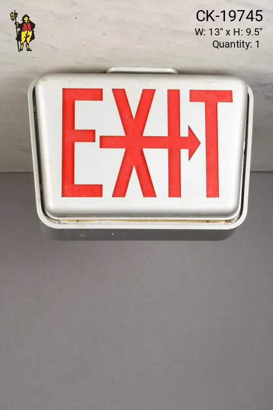 Hanging Metal Double Sided Exit Sign