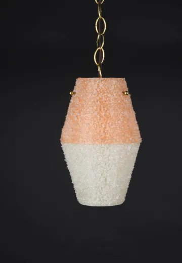 Pink & White Small Hanging Pendant