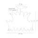 Two Tiered Curved Leaf Plate Chandelier #0