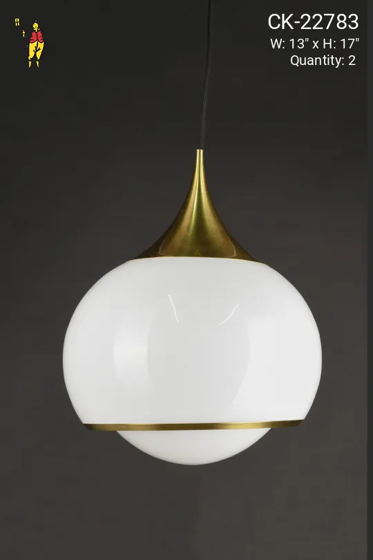 Mid Century Modern Hanging Globe