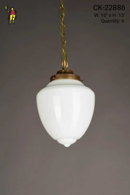 10" Acorn Hanging Glass Globe