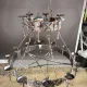 Wrought Iron Two Tiered Non-Electric Chandelier #2