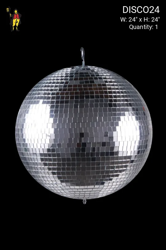 24" Disco Ball w/Motor