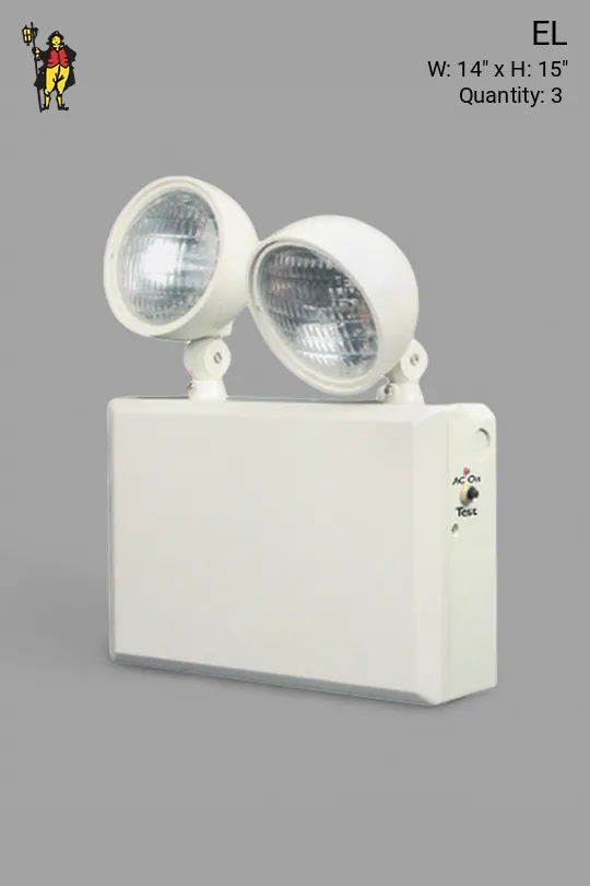 Blank Emergency Light
