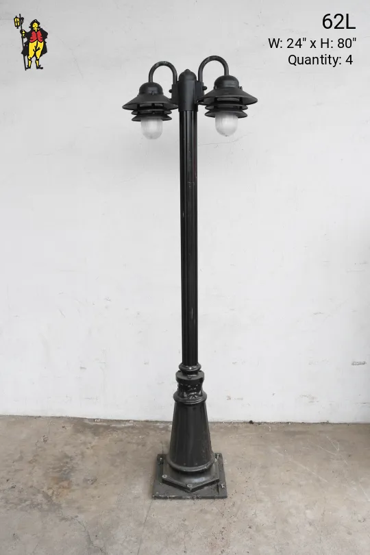 Two Light Six Foot Lamp Post
