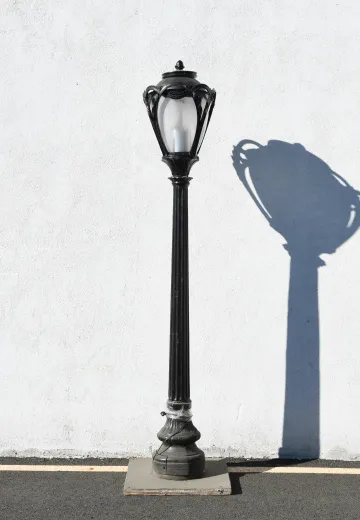 8.5' Black CP Head Lamp Post (6' Post)