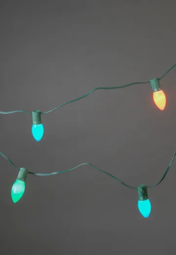 25' Multicolor C9 String Lights