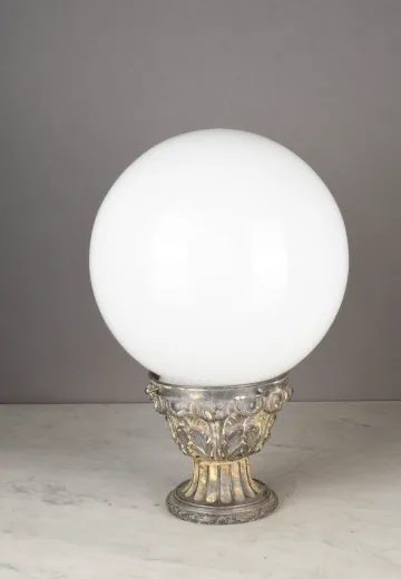 Distressed Newel Post Globe