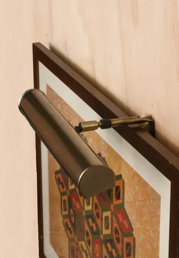 Adjustable 14" Brass Picture Light
