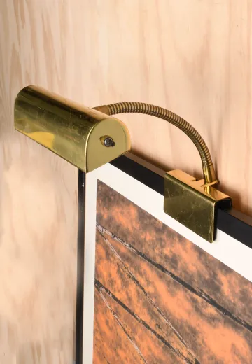 Brass Clamp Picture Lights
