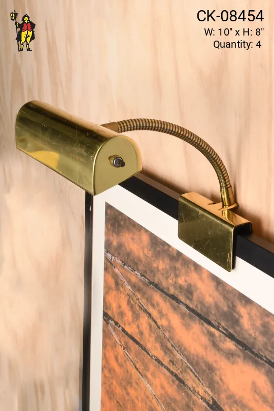 Brass Clamp Picture Lights