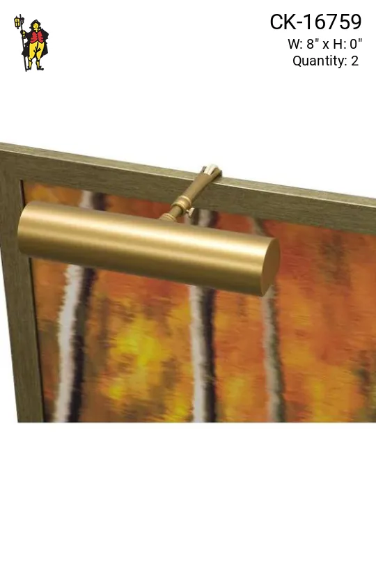 8" Brass Picture Light