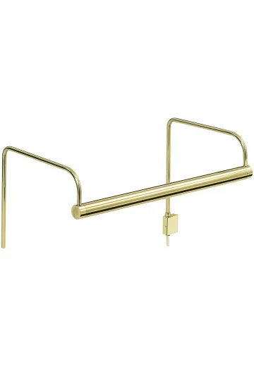 11" Polished Brass Picture Light