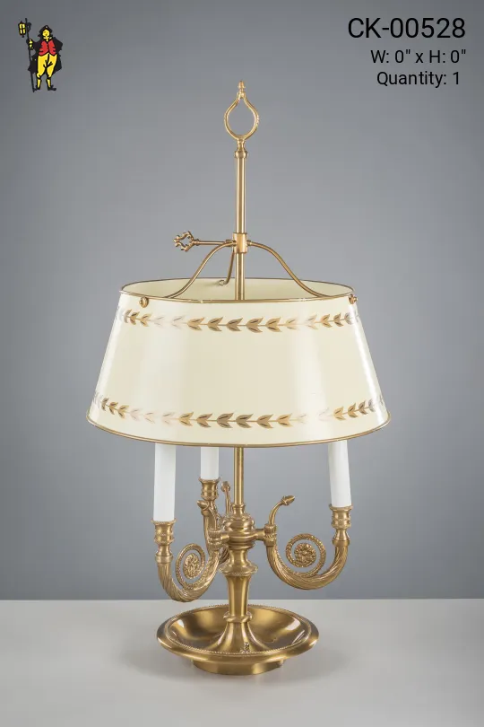 Three Candle Bouliette Table Lamp