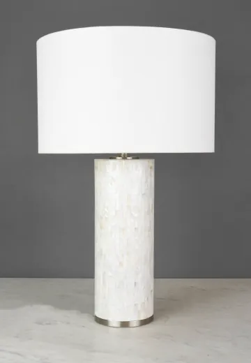 White Marble Table Lamp