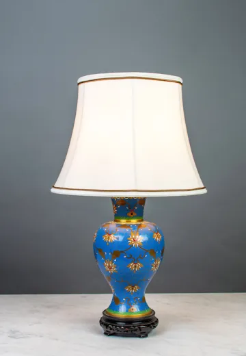 Floral Ceramic Table Lamp