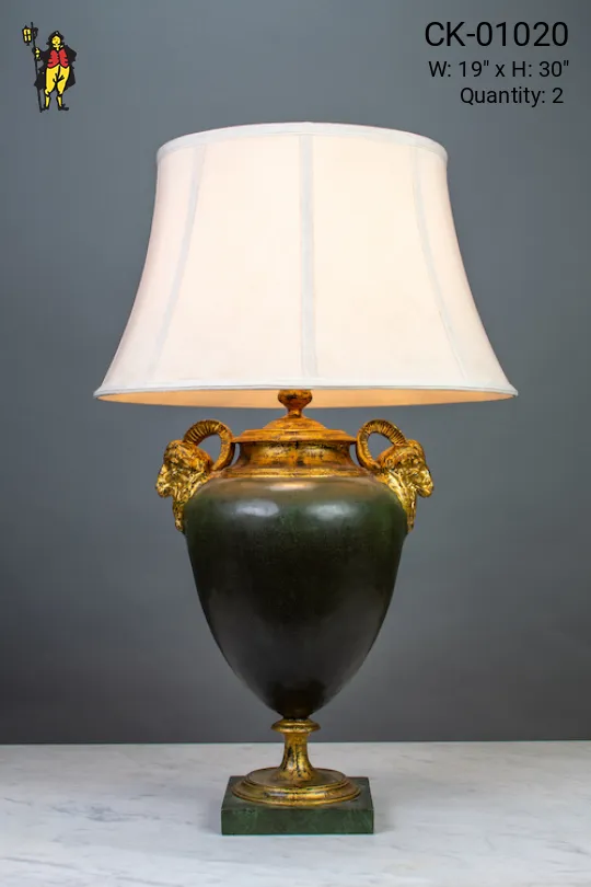 Large Urn Style Table Lamp
