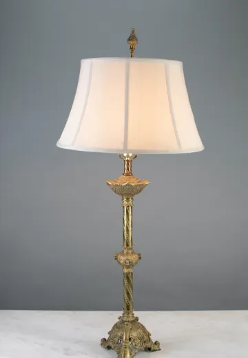Traditional Brass Table Lamp