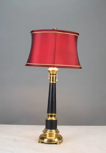 Black & Brass Table Lamp