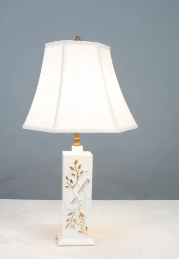Floral Ceramic Table Lamp