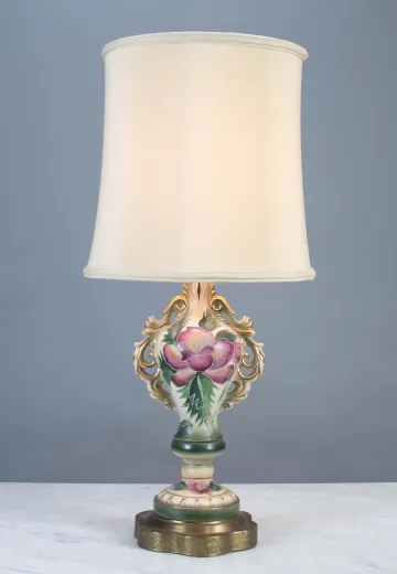 Floral Ceramic Table Lamp