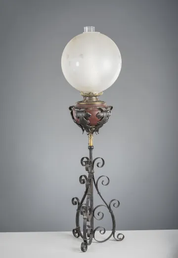 Electrified Oil Table Lamp