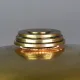 Aged Brass Art Deco Table Lamp #1
