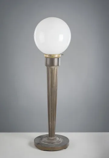 Antique Bronze Post Table Lamp