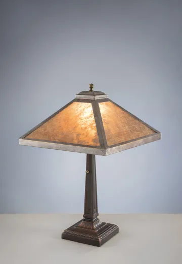 Gothic Bronze Table Lamp