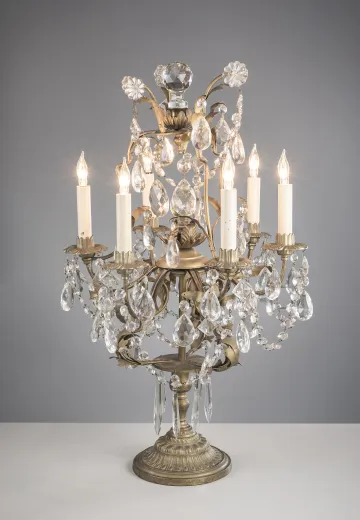 Antique Six Light Candelabra