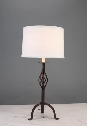 Single Light Footed Table Lamp