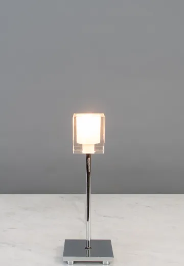 Nickel Contemporary Table Lamp