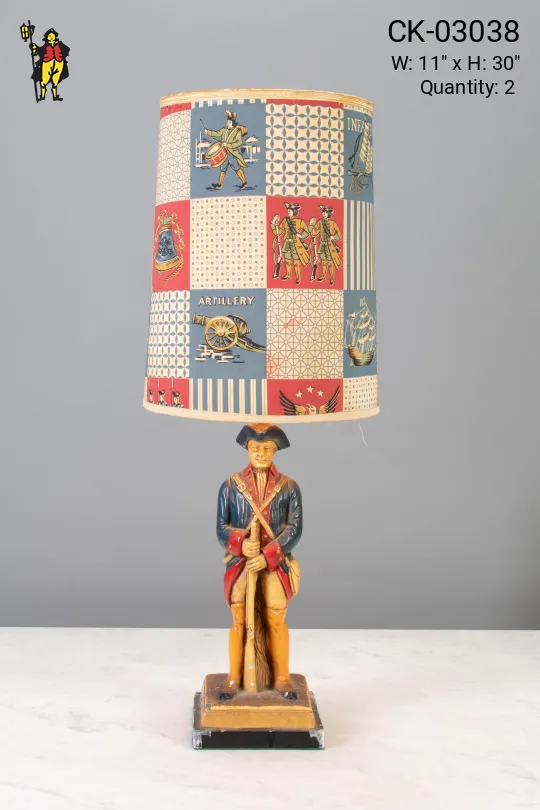 Revolutionary War Table Lamp