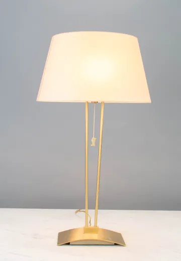 Tall Modern Brass Table Lamp
