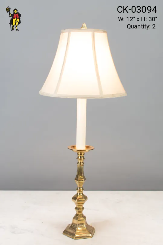 Formal Single Candle Table Lamp