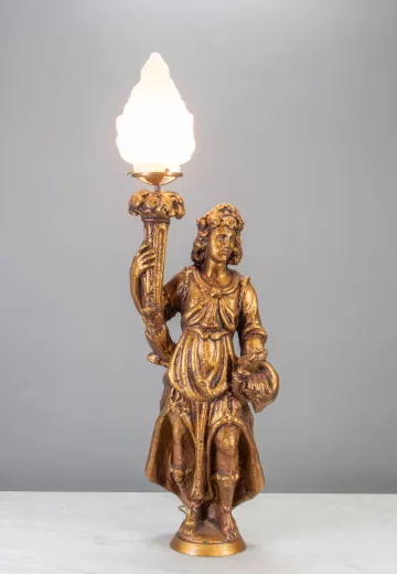 Statue Torch Large Table Lamp