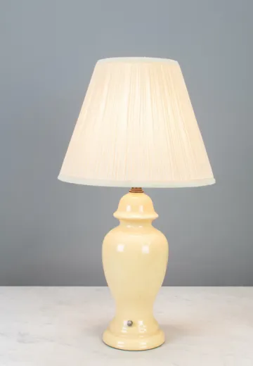 Beige Ceramic Table Lamp