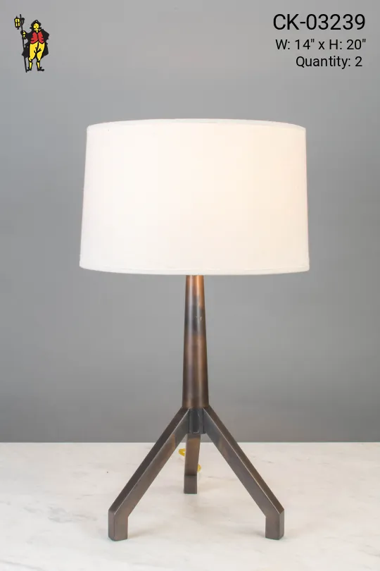 Three Leg Contemporary Table Lamp