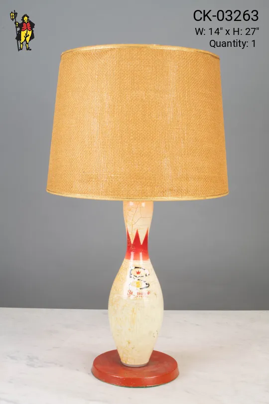 Bowling Pin Table Lamp