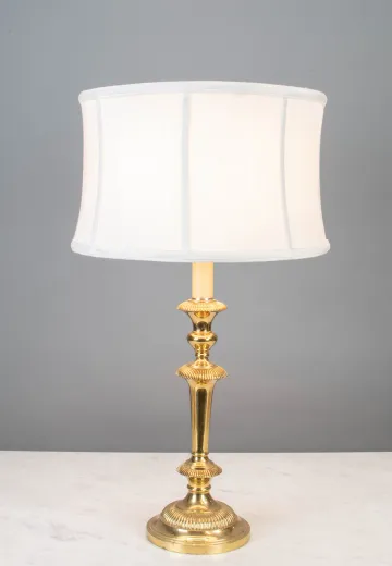 Traditional Polished Brass Table Lamp