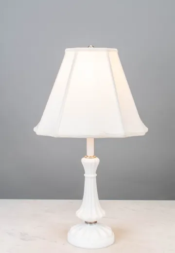 White Traditional Ceramic Table Lamp