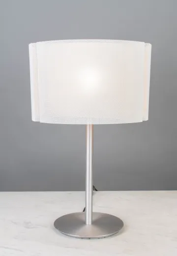 Contemorary Silver Table Lamp