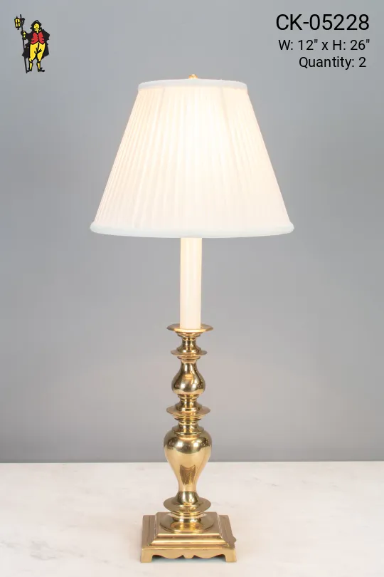 Polished Brass Traditional Table Lamp