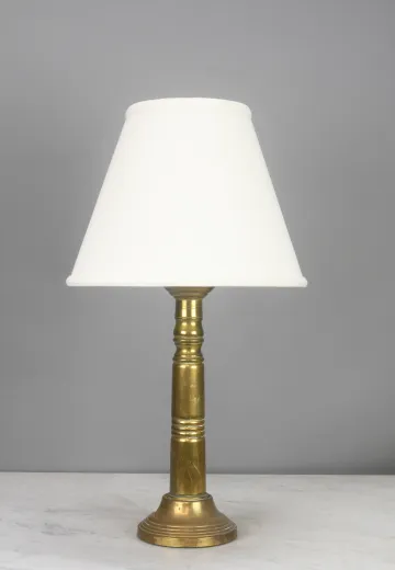 Distressed Brass Table Lamp