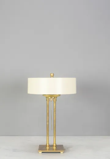 Polished Brass Table Lamp