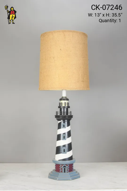 Ceramic Lighthouse Table Lamp