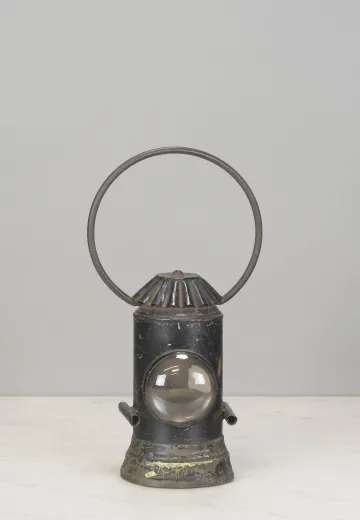Black Distressed Lantern